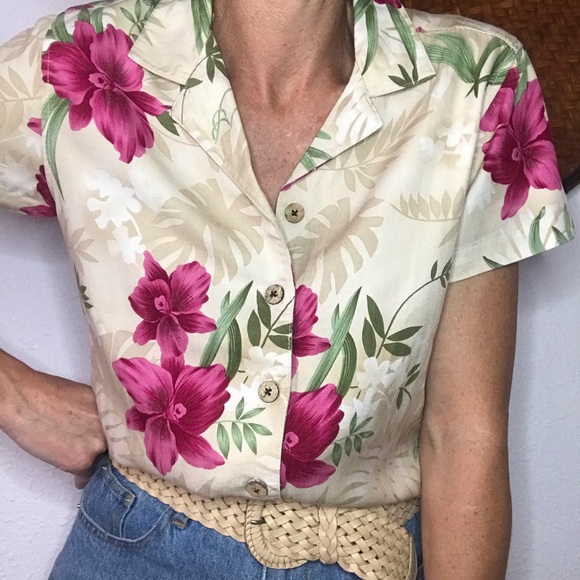 Vintage Tops - 🌺VTG LA CABANA original Hawaiian shirt